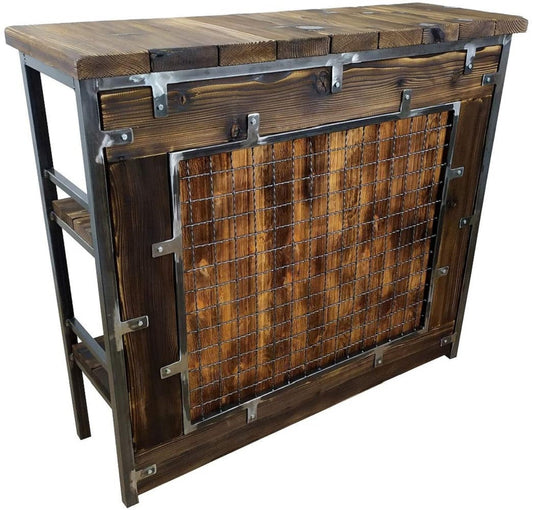 CHYRKA® Bar table Reception counter bar furniture SAMBOR Loft wood metal