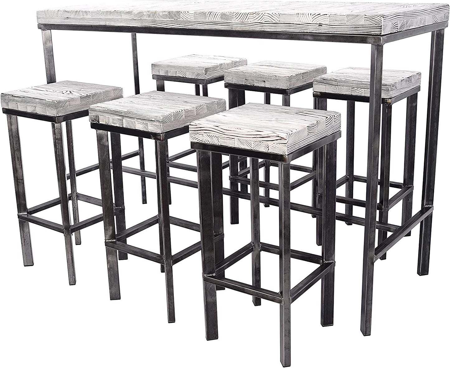 CHYRKA® Bartisch Barhocker LK Stehtisch KOMARNO BarMöbel Loft Vintage Bar Industrie Design Handmade