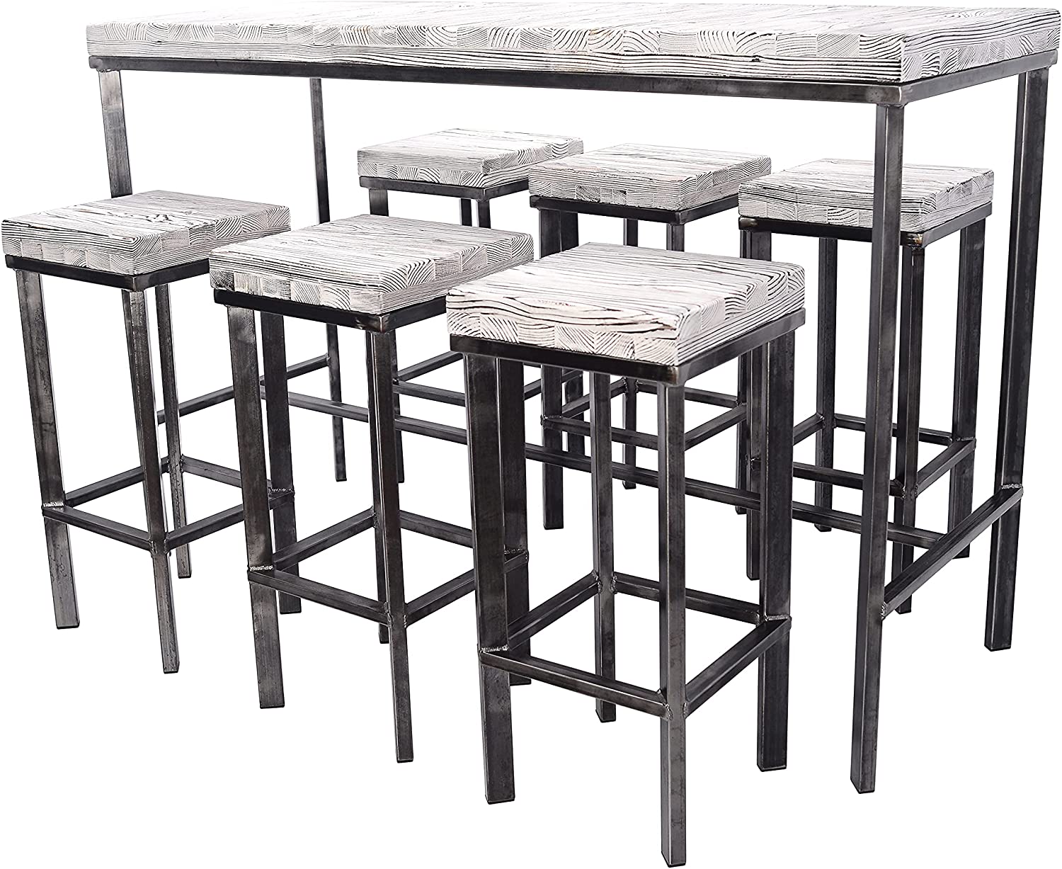 CHYRKA® Bartisch Barhocker LK Stehtisch KOMARNO BarMöbel Loft Vintage Bar Industrie Design Handmade