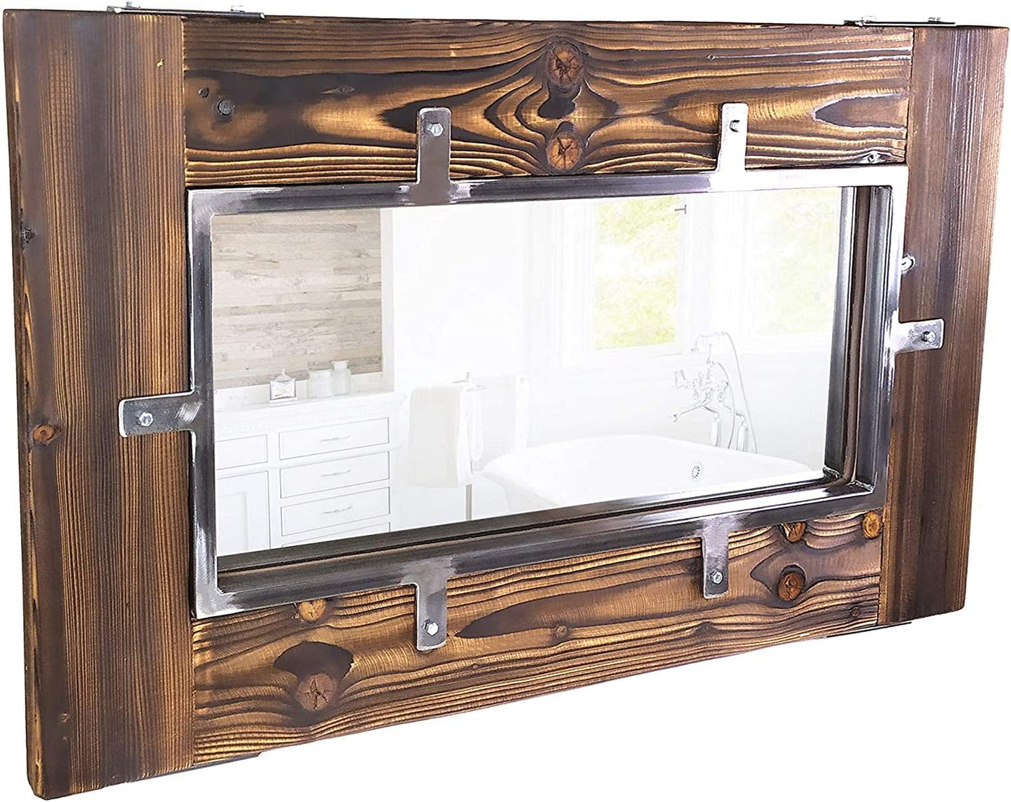CHYRKA® Spiegel LL Wandspiegel LEMBERG Holzspiegel Garderobenspiegel Flurspiegel