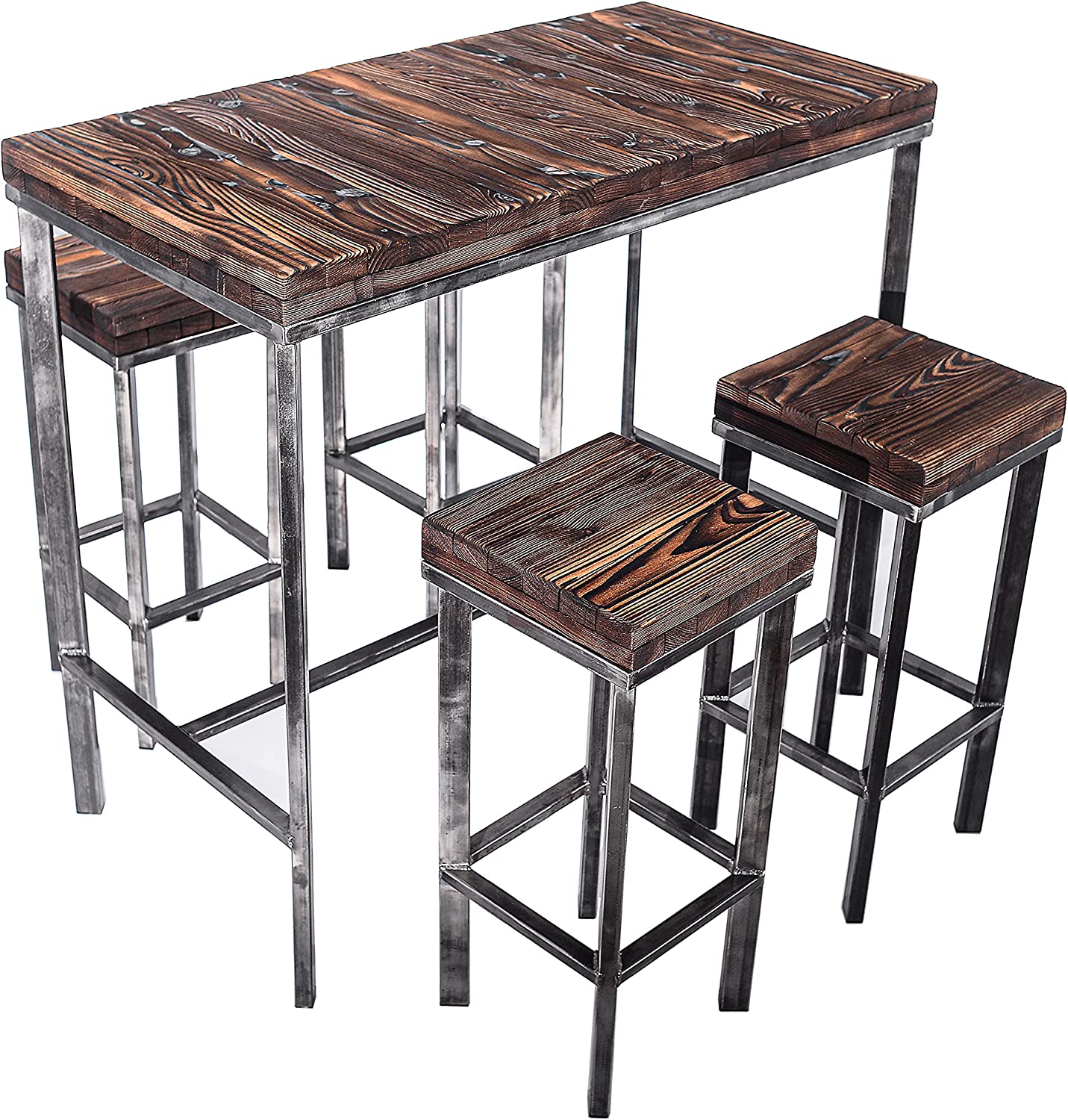 CHYRKA® Bartisch Barhocker LK Stehtisch KOMARNO BarMöbel Loft Vintage Bar Industrie Design Handmade