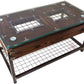 CHYRKA® Couchtisch HALICZ Wohnzimmertisch LH Loft Vintage Bar IndustrieDesign Handmade Holz Glas Metall