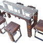 CHYRKA® Esstisch Wohnzimmertisch DROHOBYCZ Hocker Loft Vintage
