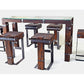 CHYRKA® Esstisch Wohnzimmertisch DROHOBYCZ Hocker Loft Vintage