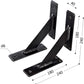 CHYRKA® Regalwinkel BUG MKB Regalkonsole Regalträger Wandkonsole Konsole LOFT
