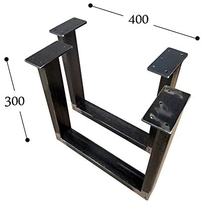 CHYRKA® Tischkufe SWIRZ MTS 1 Paar (2 Stück) Kufengestell Tischbeine Tischgestell 60x30 Rahmentisch Tischuntergestell