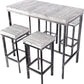 CHYRKA® Bartisch Barhocker LK Stehtisch KOMARNO BarMöbel Loft Vintage Bar Industrie Design Handmade