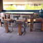 CHYRKA® Esstisch Wohnzimmertisch DROHOBYCZ Hocker Loft Vintage Bar IndustrieDesign Handmade Holz 