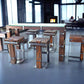 CHYRKA® Esstisch Wohnzimmertisch DROHOBYCZ Hocker Loft Vintage Bar IndustrieDesign Handmade Holz 