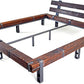 CHYRKA® Wohnmöbel Massivholzbett LL Balkenbett LEMBERG Doppelbett
